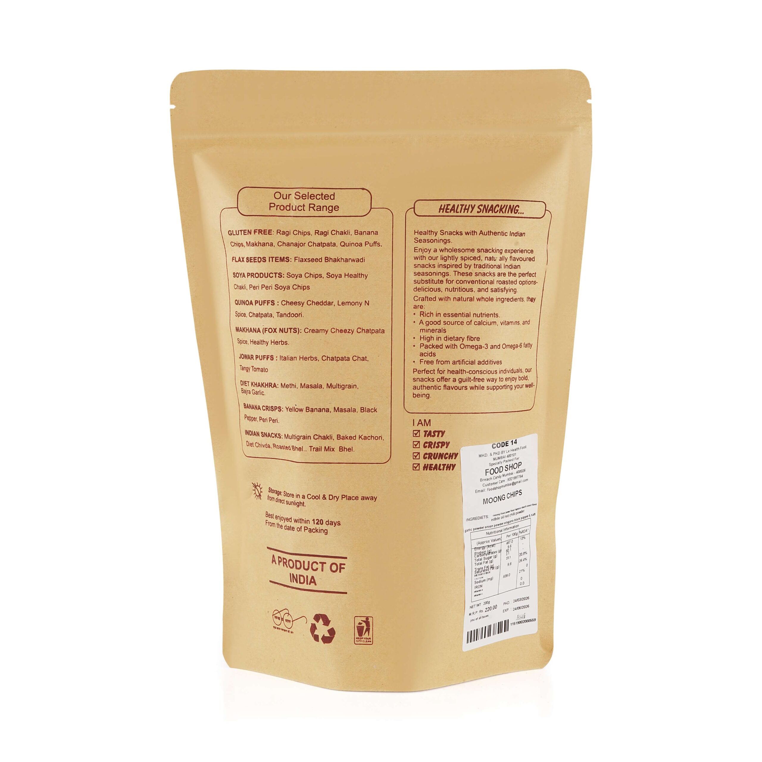 Moong Dal Chips Moong Dal Chips | 200g - Image 3