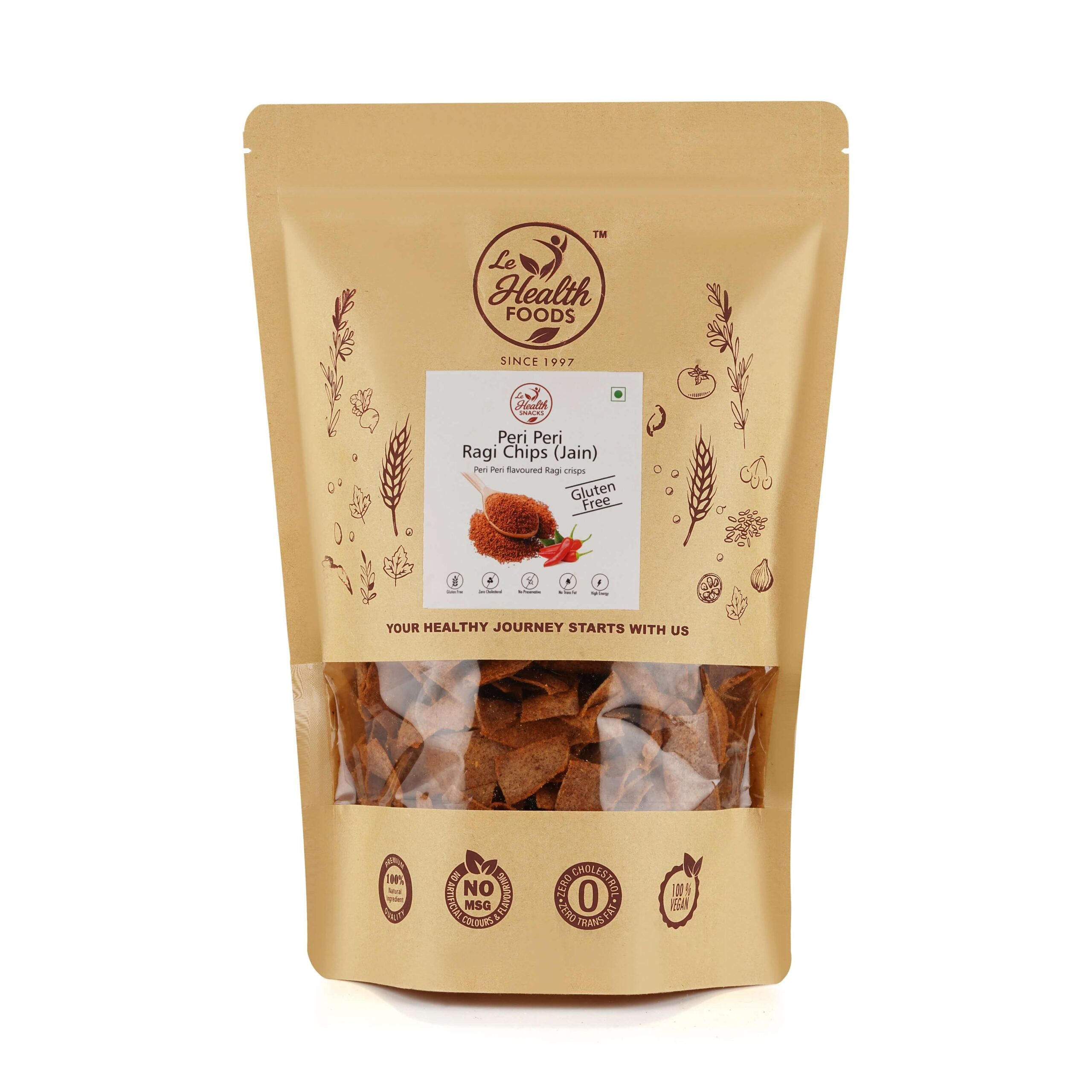 Peri Peri Ragi Chips ( Jain)_1 Peri Peri Ragi Chips | 200g - Image 2