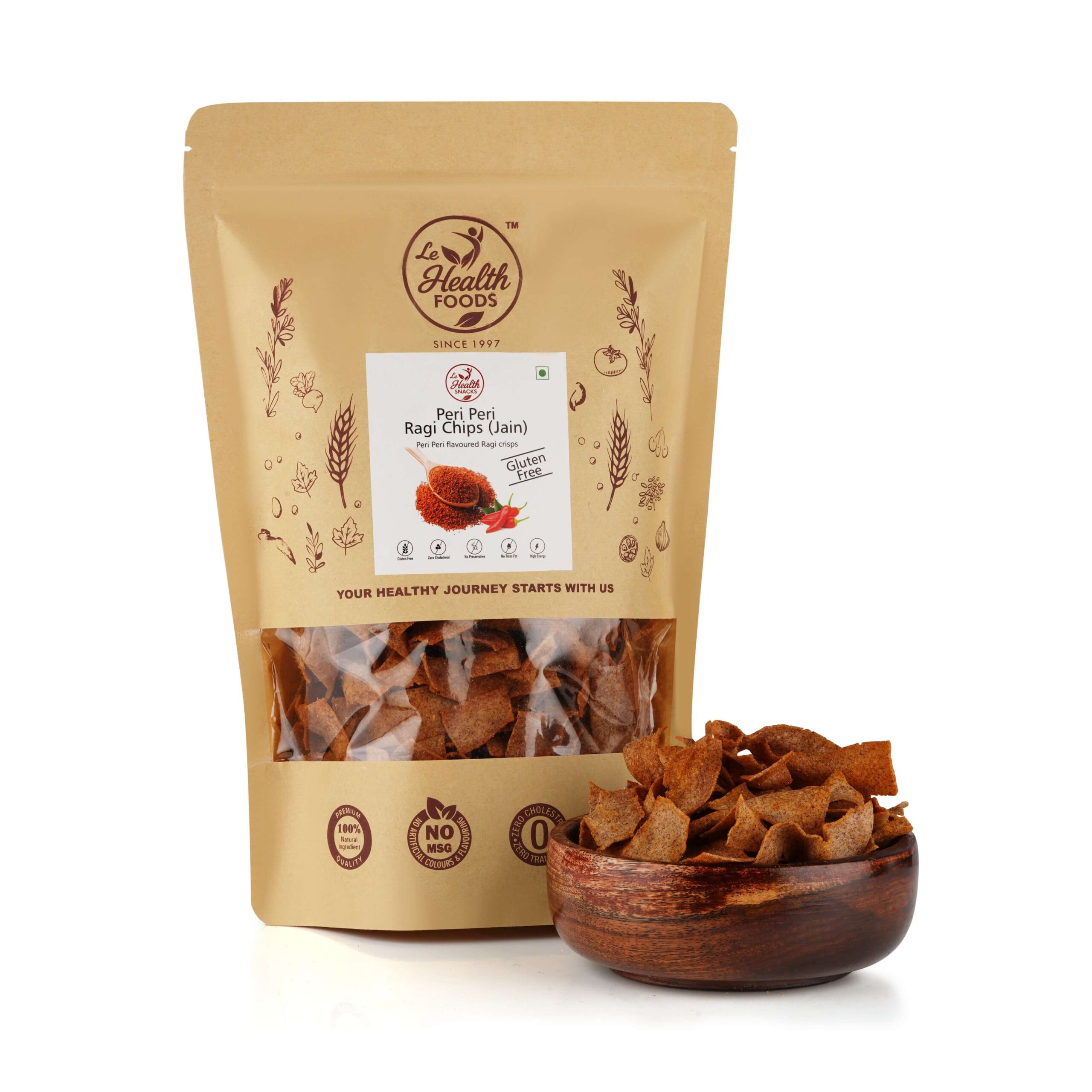 Peri Peri Ragi Chips ( Jain)_2 Peri Peri Ragi Chips | 200g