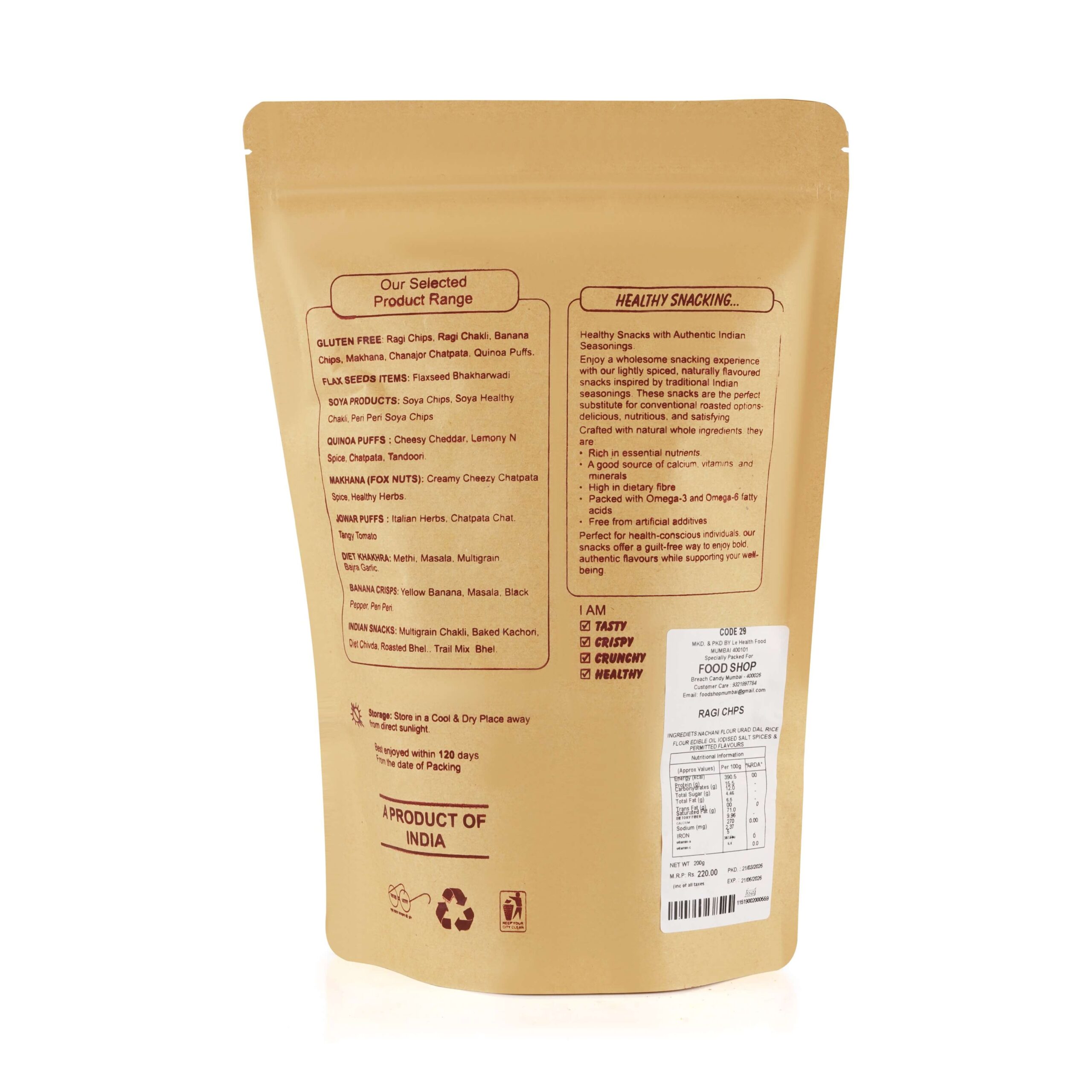 Ragi Chips Ragi Chips | 200g - Image 3